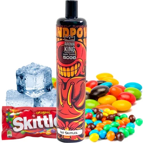 Безнікотинова Електронна Сигарета Aroma King Dark Knight Ice Skittles (Лід Скіттлс) (5000 Затяжок) купить